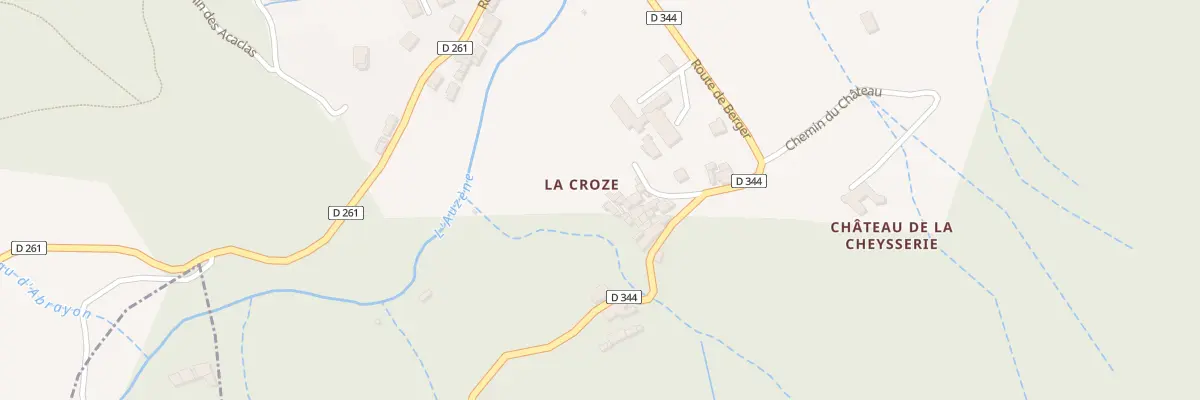 Plan du 75 Che de la Croze à Saint-Sauveur-de-Montagut