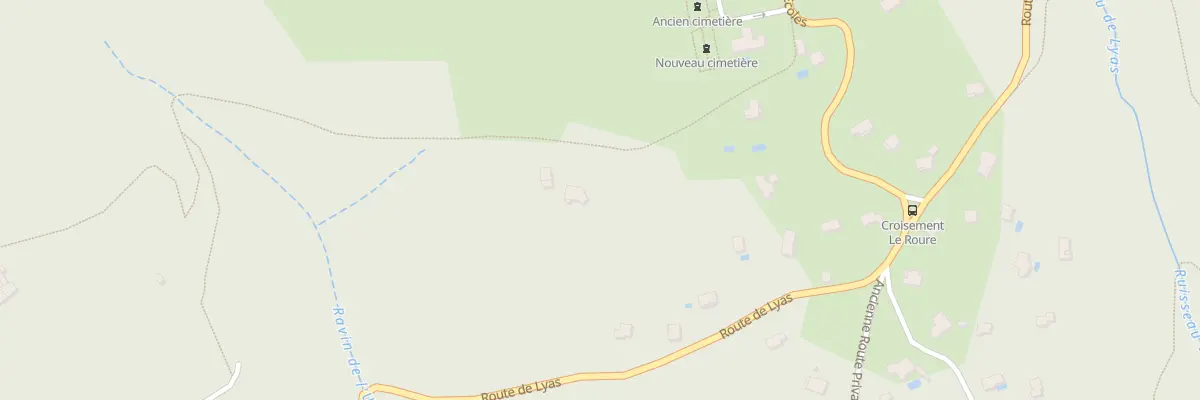 Plan du 5201 Plan de Gribeau à Lyas
