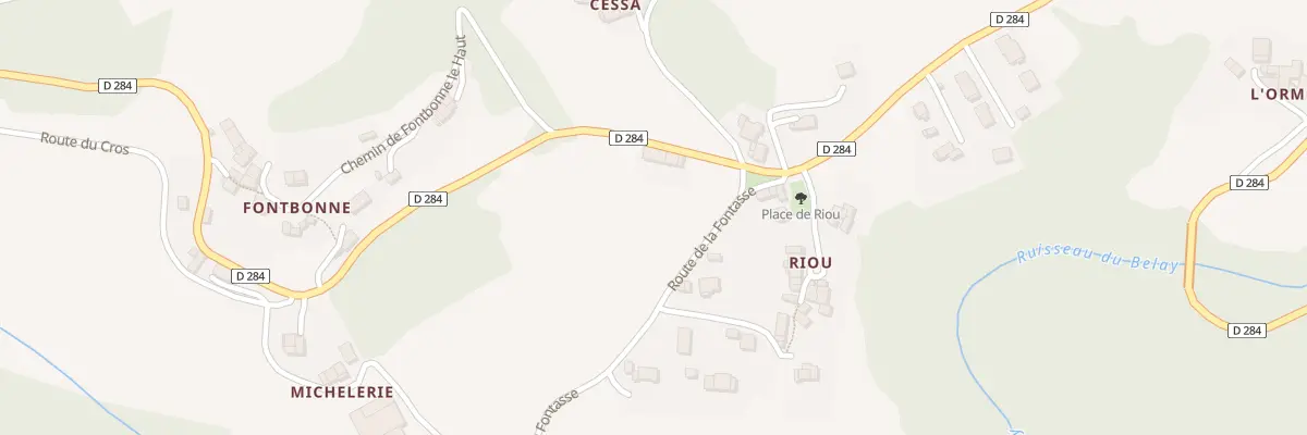 Plan du 5045 Riou à Silhac