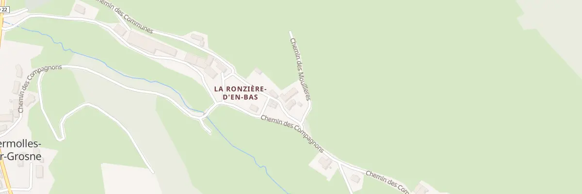 Plan du 5014 La Ronziere d’En Bas à Germolles-sur-Grosne