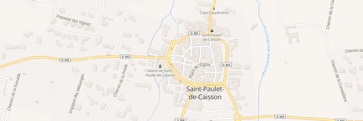 Plan du 1 Rue du Soleil Couchant à Saint-Paulet-de-Caisson