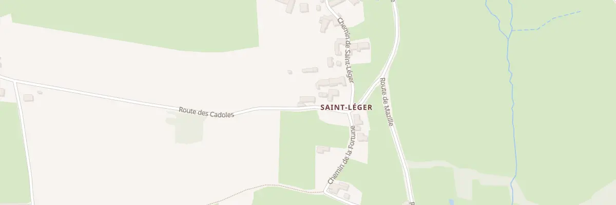 Plan du 5062 Saint Leger à Château