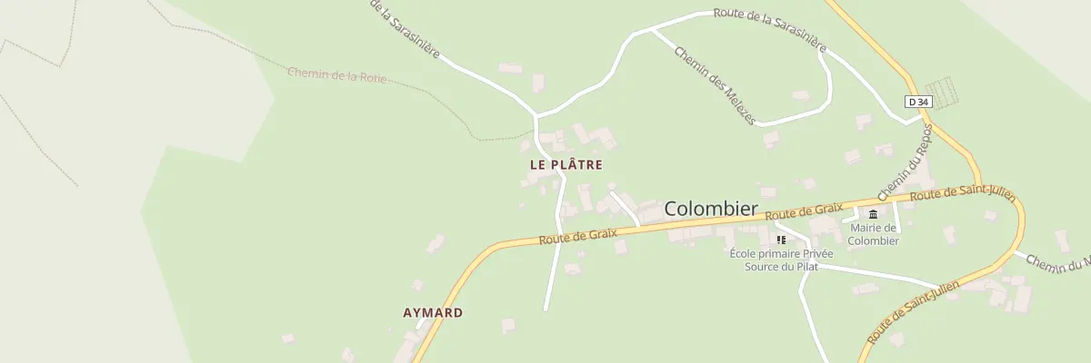 Plan du 51 Mte du Platre à Colombier