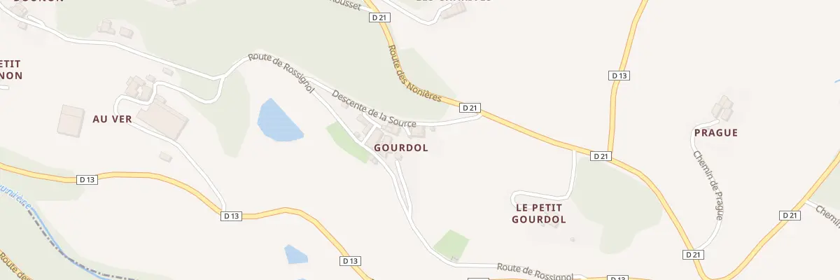 Plan du 5168 Gourdol à Saint-Apollinaire-de-Rias