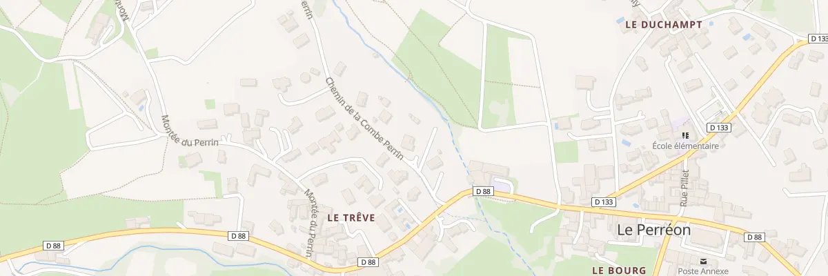 Plan du 60 Che de la Combe Perrin au Perréon