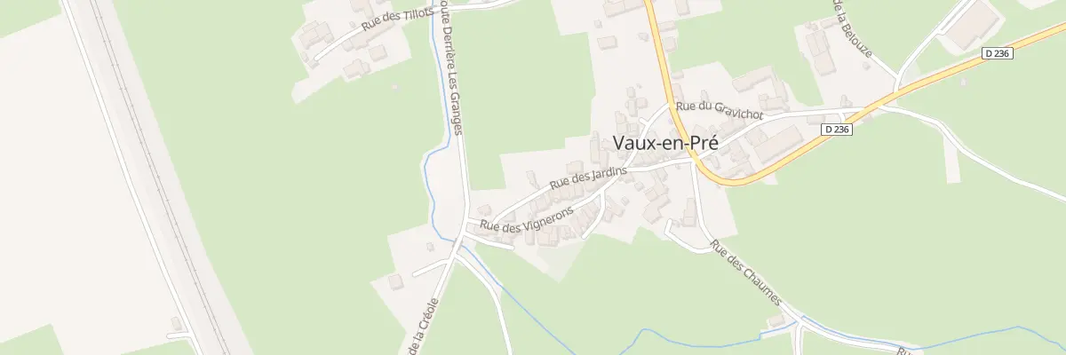 Plan du 12 Rue des Jardins à Vaux-en-Pré
