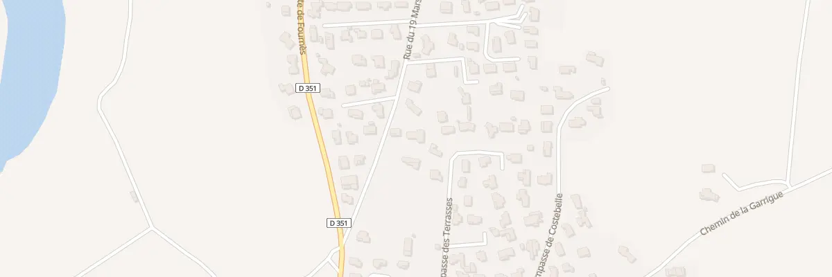 Plan du 5954 Rue du 19 Mars 1962 à Montfrin