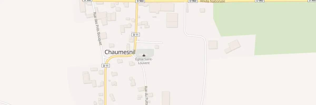 Plan du 1 Rue des Charmes à Chaumesnil