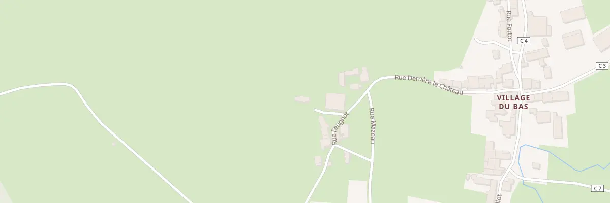 Plan du 5024 Village du Bas à Villeberny