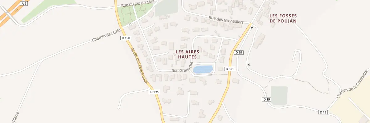 Plan du 33 Rue Grenache à Fournès