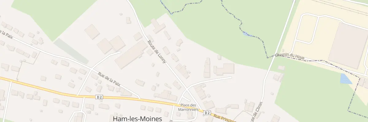 Plan du 17 Rte de Lonny à Ham-les-Moines