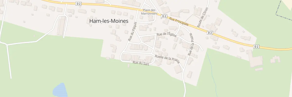 Plan du 6 Rue du Sart à Ham-les-Moines