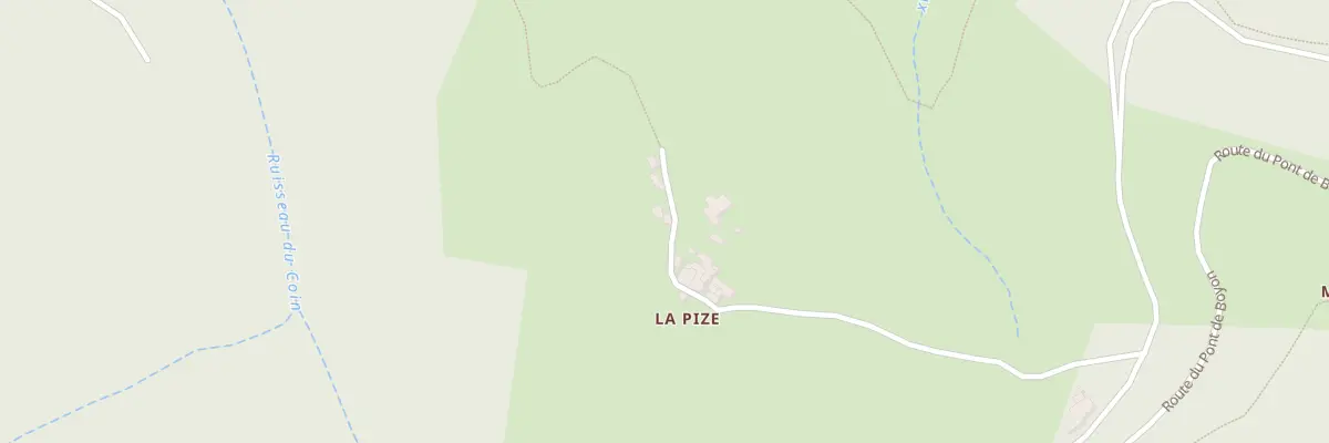 Plan du 5205 La Pize à Pranles