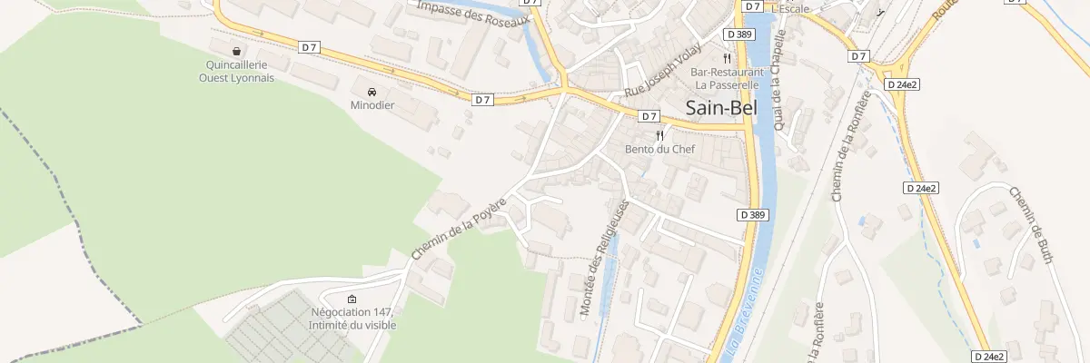 Plan du 11 Mte de l’Eglise à Sain-Bel