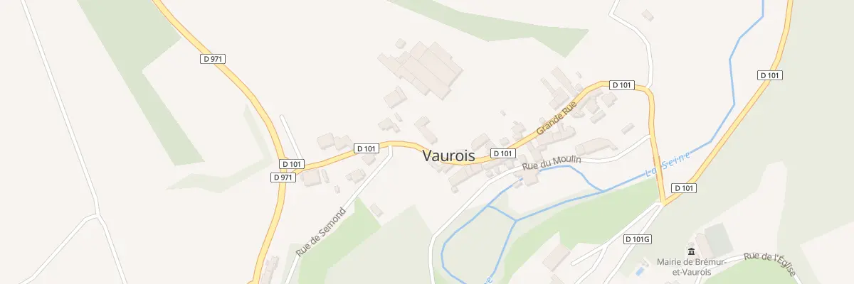 Plan du 9B Grande Rue à Vaurois à Brémur-et-Vaurois