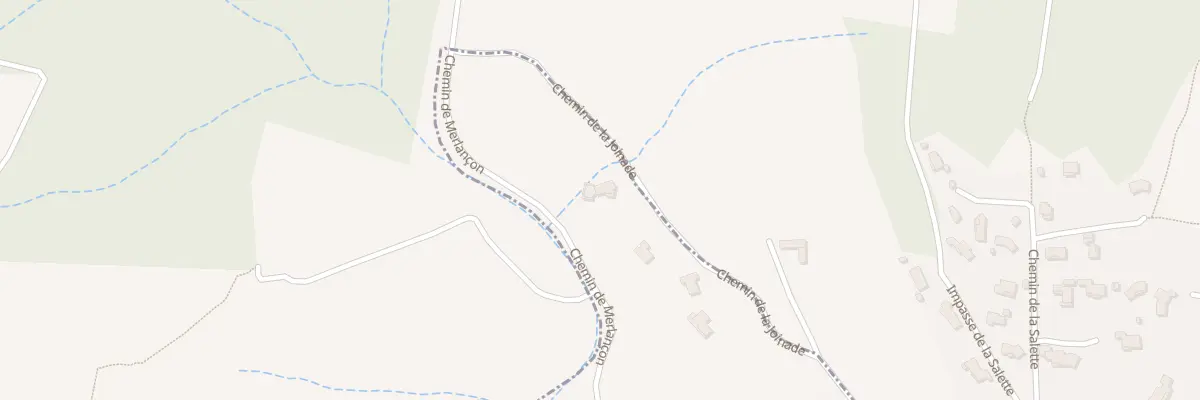 Plan du 940 Che de Merlancon à Saint-Just-d’Ardèche