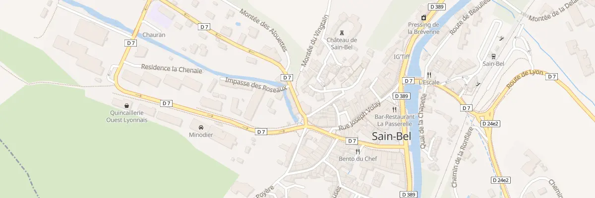 Plan du 24 Rte de Savigny à Sain-Bel
