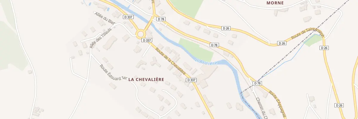Plan du 545 L’Etroit Pont à Beaujeu