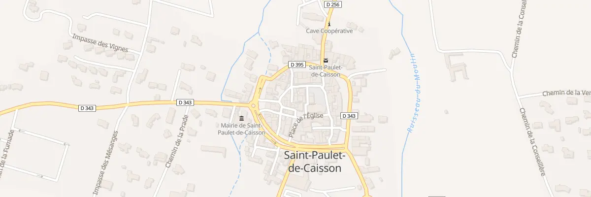 Plan du 5094 Rue de l’Arceau à Saint-Paulet-de-Caisson