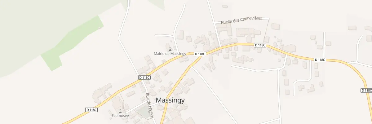 Plan de la Rue du Four à Massingy