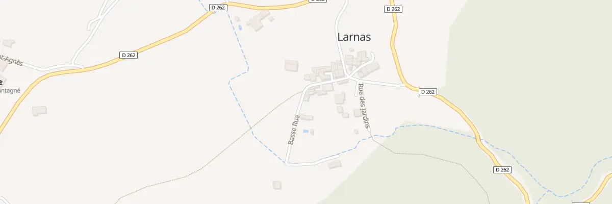 Plan du 95 Rue Basse Rue à Larnas