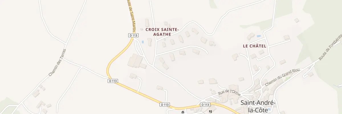 Plan du 5115 Le Chatel à Saint-André-la-Côte