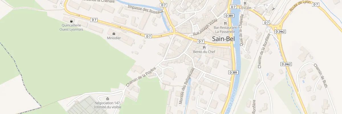 Plan du 10 Mte de l’Eglise à Sain-Bel