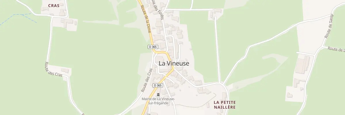 Plan du 38 Rte de la Dîme à La Vineuse sur Fregande