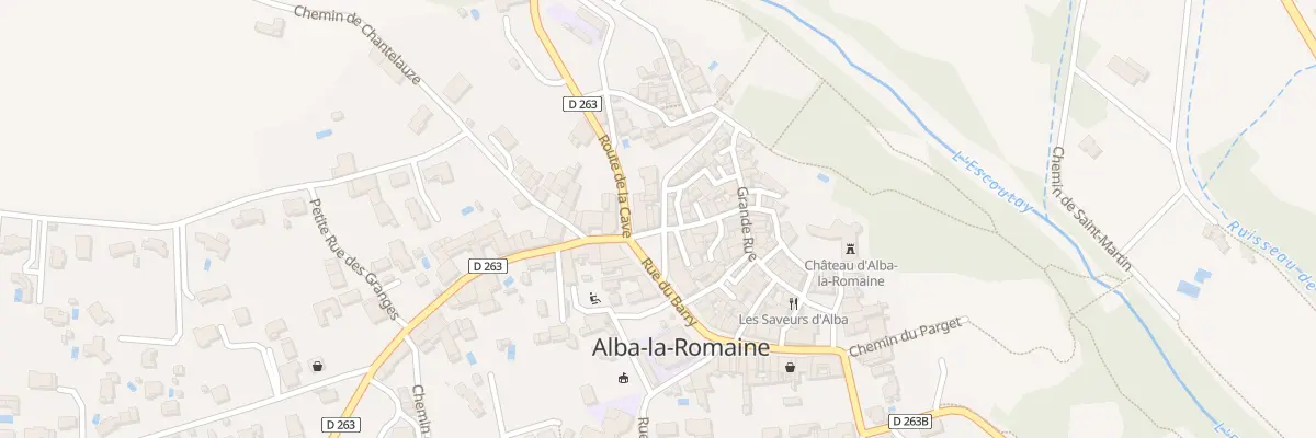 Plan du 7 Rue de la Tour à Alba-la-Romaine