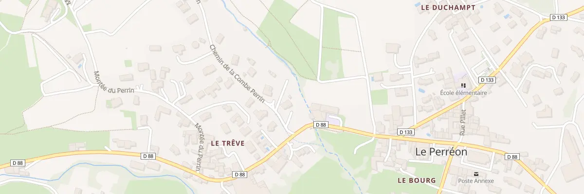 Plan du 20 Che de la Combe Perrin au Perréon