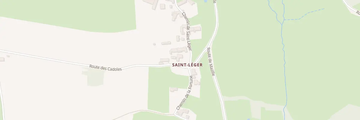 Plan du 5061 Saint Leger à Château
