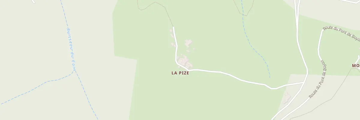 Plan du 5119 La Pize à Pranles