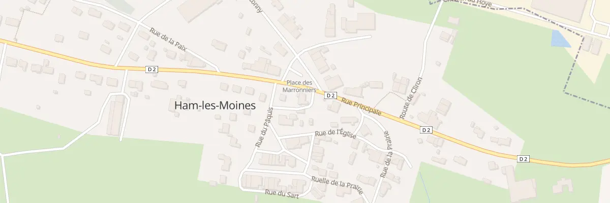 Plan du 1 Rue Brule à Ham-les-Moines