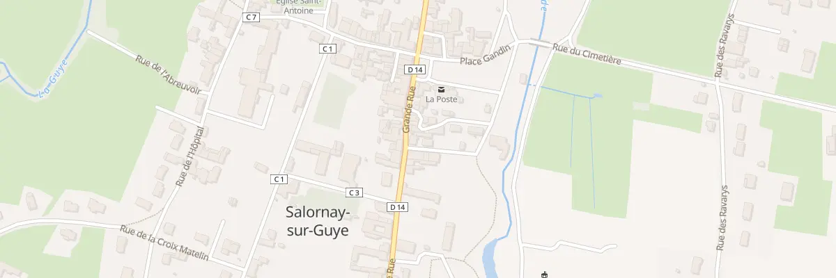 Plan du 42 Rue Grande Rue à Salornay-sur-Guye