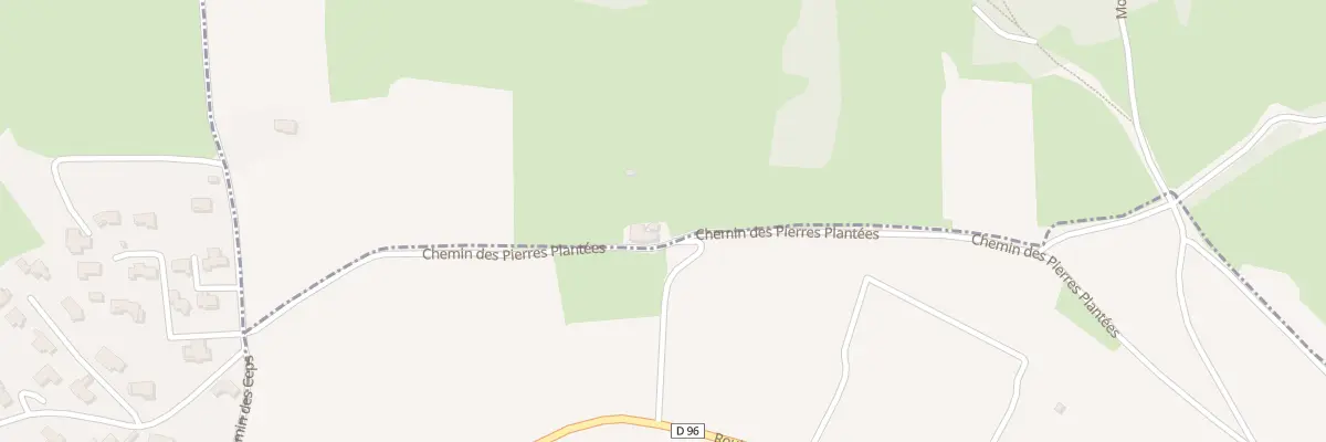 Plan du 396 Che des Pierres Plantees à Theizé
