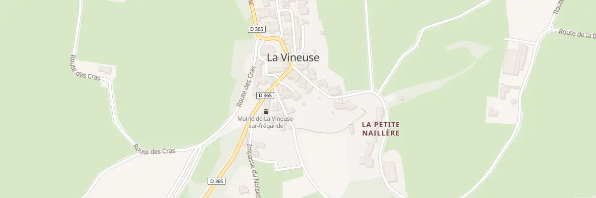 Plan du 5009 La Vineuse à La Vineuse sur Fregande