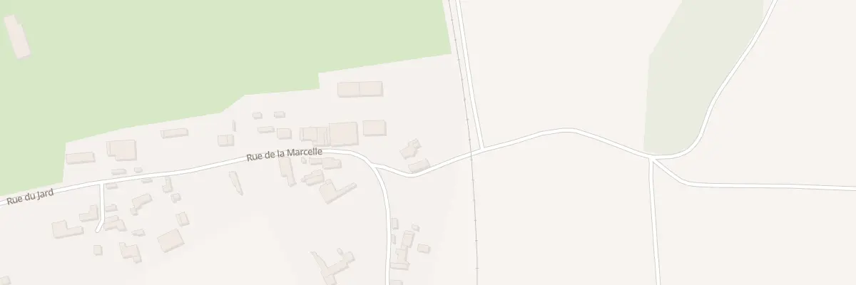 Plan du 6 Rue de la Marcelle à Hampigny