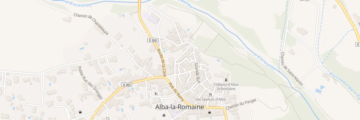Plan du 5190 Alba à Alba-la-Romaine
