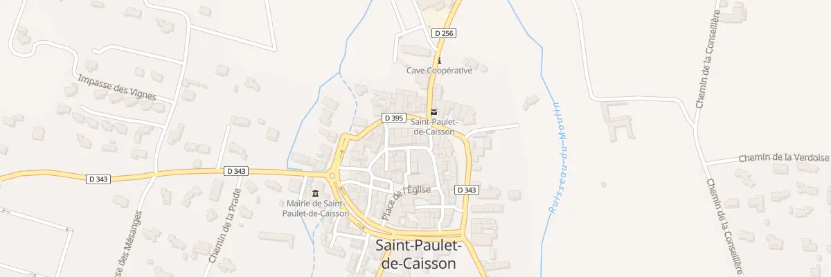 Plan du 5746 Pl de l’Ancien Château à Saint-Paulet-de-Caisson