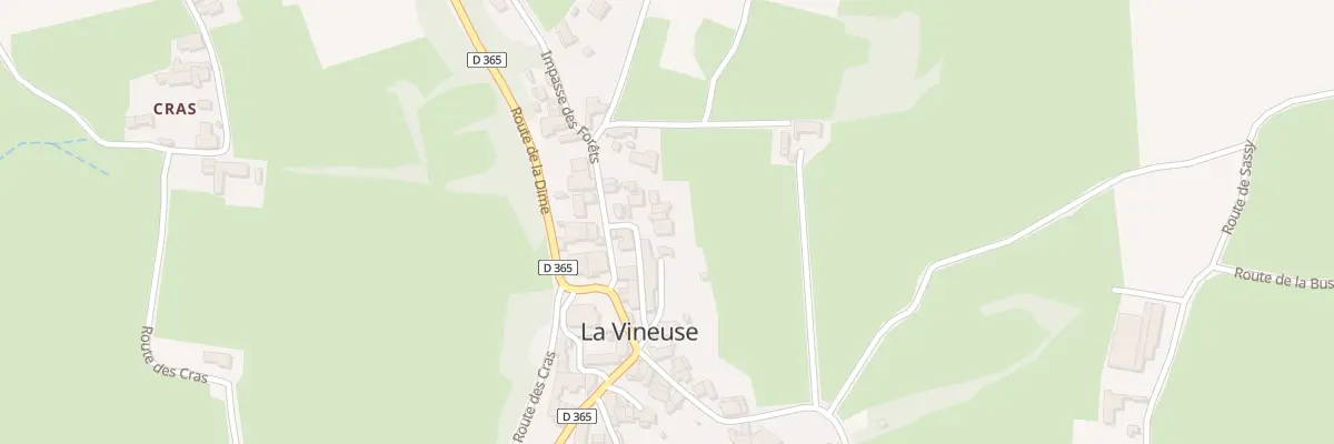 Plan du 5600F Le Bourg La Vineuse à La Vineuse sur Fregande
