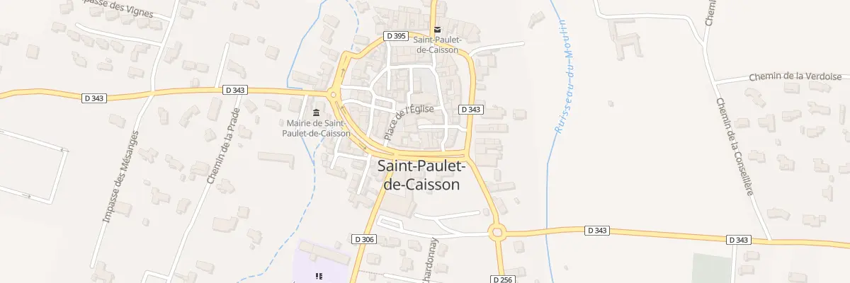 Plan du 6 Prom Saint-Paul à Saint-Paulet-de-Caisson