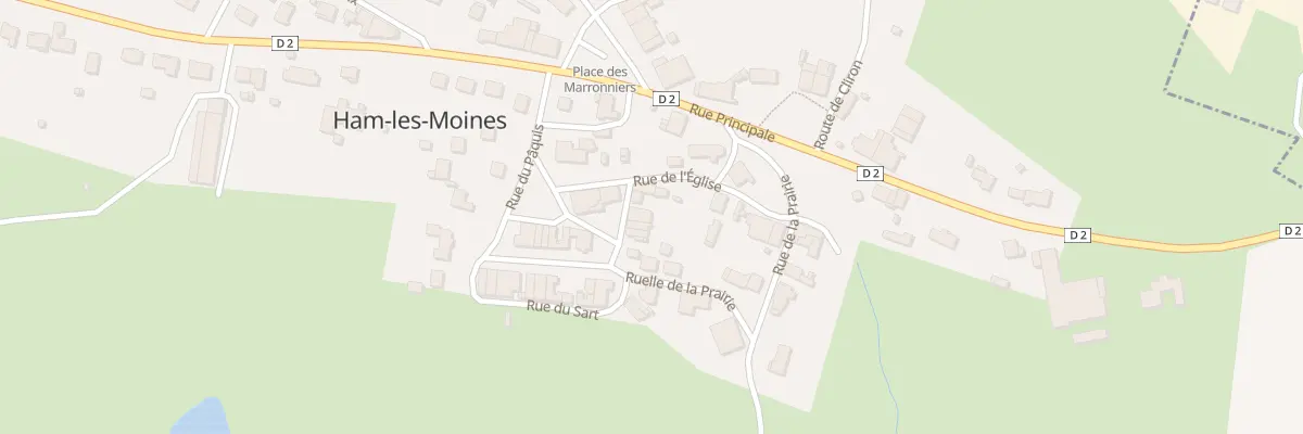 Plan du 4 Rue de la Fontaine à Ham-les-Moines