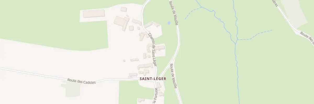 Plan du 5071 Saint Leger à Château