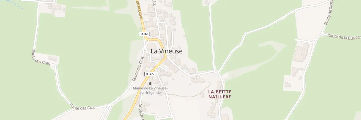 Plan du 5018 La Vineuse à La Vineuse sur Fregande