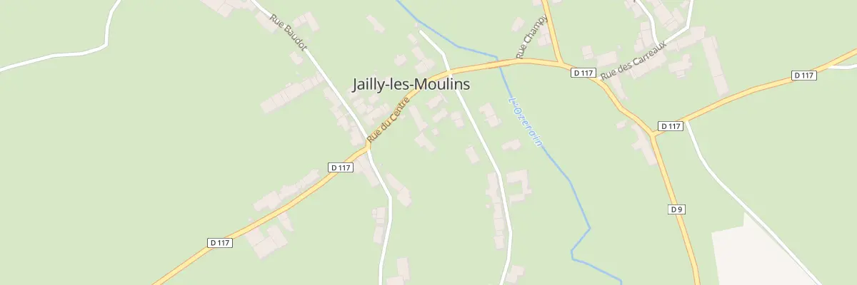 Plan du 1 Ptr de l’Eglise à Jailly-les-Moulins