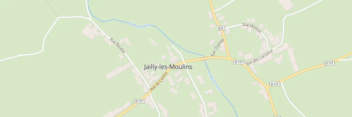 Plan du 1 Rue du Centre à Jailly-les-Moulins