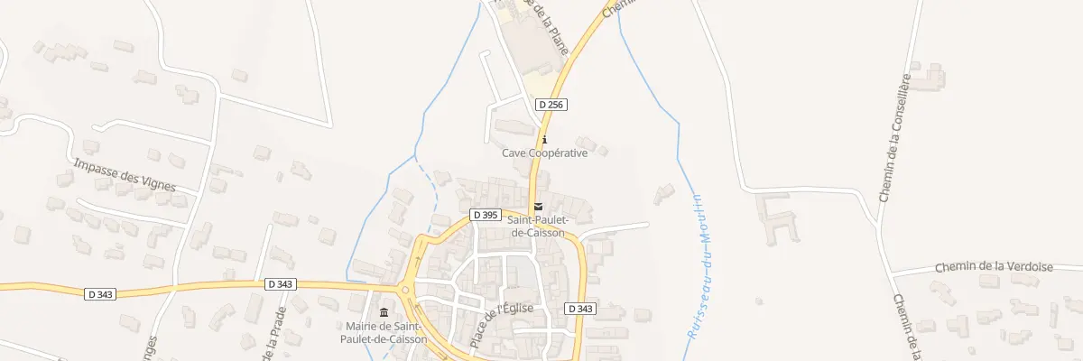 Plan du 5022 Mte de la Calade à Saint-Paulet-de-Caisson