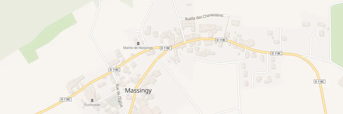 Plan du 9013 Rue Haute à Massingy