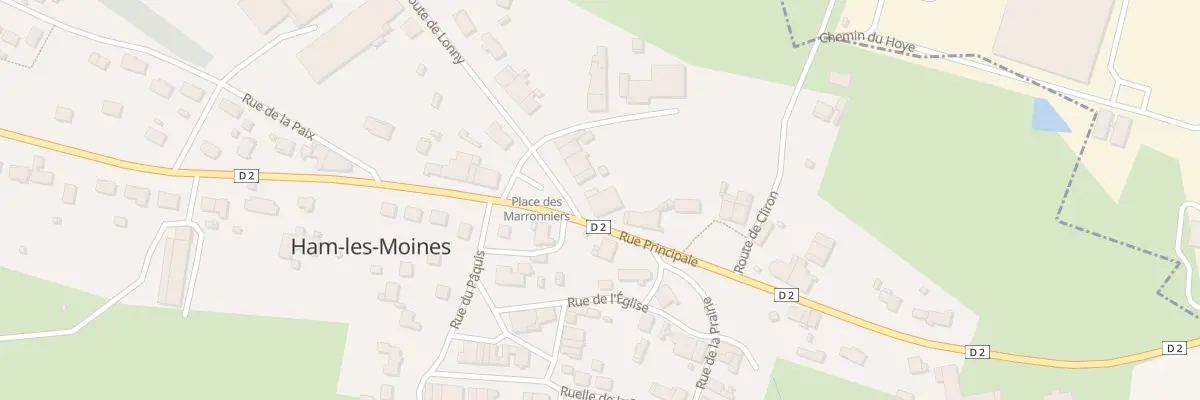Plan du 2 Rue Principale à Ham-les-Moines