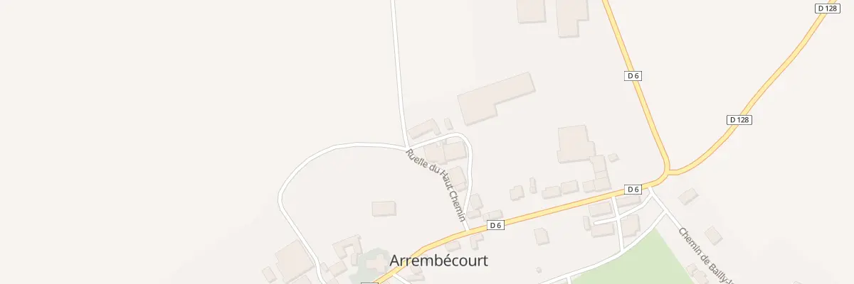 Plan du 2 Rle du Haut Chemin à Arrembécourt